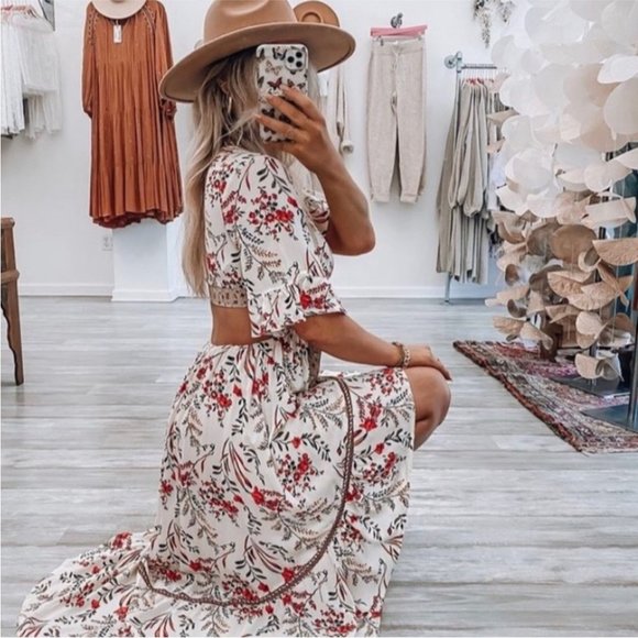 #79 Sale! New Boho Summer Floral Maisie Bambi Beach Dress - Picture 5 of 13